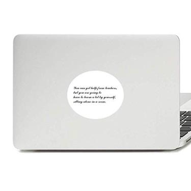 Imagem de Você precisa se estudar embora ajude a vinil emblema gráfico laptop adesivo adesivo adesivo para notebook