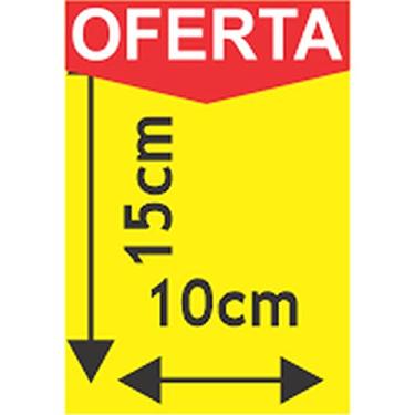 Imagem de Cartaz Para Marcacao Oferta Amarelo A6 10X15Cm.250G Pacote Com 25-13622