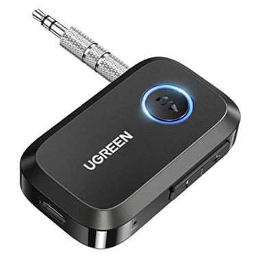 Imagem de UGREEN Adaptador Bluetooth 5.3 para Carro - Receptor Auxiliar de 3,5 mm com Microfone Embutido para Estéreo Automotivo