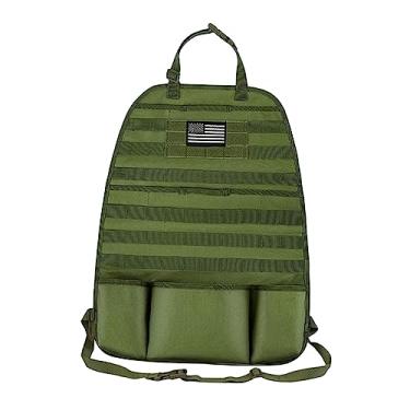 Imagem de Bothyi Bolso de armazenamento do protetor de banco traseiro do carro À prova d'água Economia de espaço Durável Instalação rápida Universal Fit Partes, b