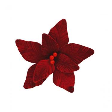 Imagem de Poinsetia Vermelha 28Cm - Fl681