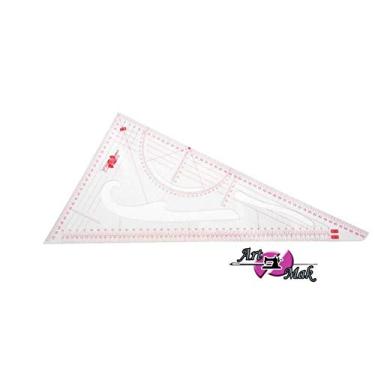 Imagem de Régua Triangular Flexível Francesa Modelagem Artesanato