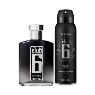 Imagem de Eudora Combo Club 6 Intenso: Desodorante Colônia 95ml + Desodorante Antitranspirante 125ml/75g