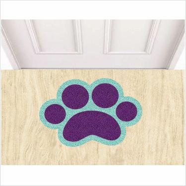 Imagem de Tapete Pata Formato, Pata Cachorro, Medida Porta.