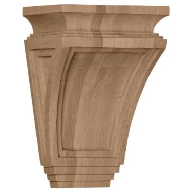 Imagem de Ekena Millwork COR06X04X09ARRO 15,24 cm L x 10,16 cm P x 23,86 cm A Arte e Artesanato Corbel, Carvalho Vermelho