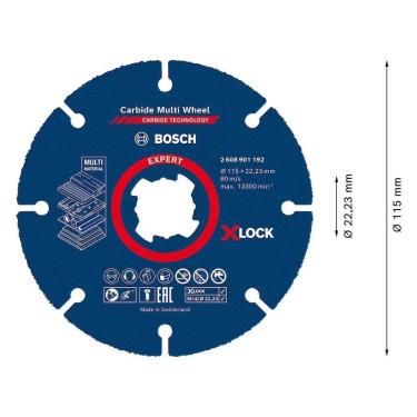 Imagem de Disco Corte Multiwheel Xlock115Mm