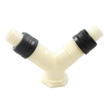 Imagem de Talea Conector de tubo de drenagem em forma de Y para dreno de piso de máquina de lavar material PP QS298C001