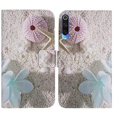 Imagem de TienJueShi Capa protetora de couro PU estilo moda estrela do mar TPU silicone capa protetora de telefone para Lenovo Z6 6,3 polegadas capa carteira Etui