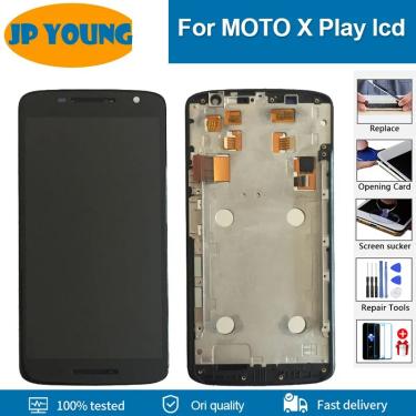Imagem de Display LCD Touch Screen digitalizador com Frame Assembly  5.5 "LCD  apto para Motorola Moto X Play