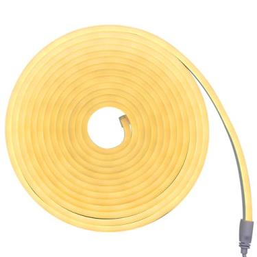 Imagem de Fita Neon Led 5m 12v Corte 2,5cm Flexivel Alto Brilho (Branco Quente)