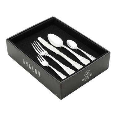 Imagem de Faqueiro 30Pc Aço Inox Avalon C/Gift Box - Wolff