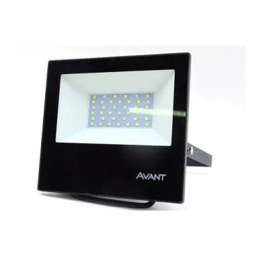 Imagem de Refletor Led Blindado 50W Bivolt Slim Avant Branco Frio 6500K