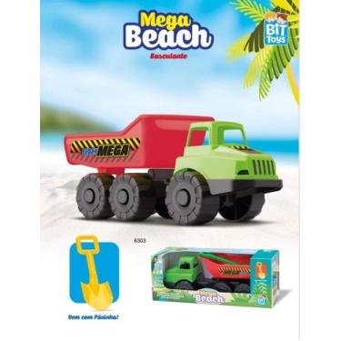Imagem de Caminhão Basculante Com Pazinha Mega Beach - Bit Toys