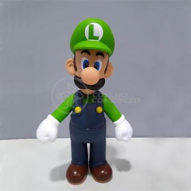 Imagem de Boneco Luigi Grande Super Size 23Cm - Super Mario