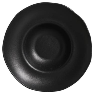 Imagem de Prato de Entrada 28cm Para Massas Risoto e Sopas 450ml Orgânico Preto Matte