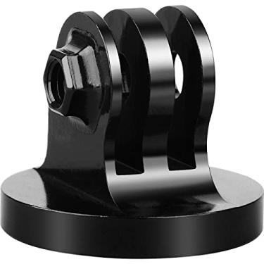 Imagem de ChromLives Adaptador de tripé 1/4 compatível com Gopro, adaptador de montagem de tripé de alumínio 1/4-20 compatível com Gopro Hero 11,10, 9, 8, 7, 6, 5, 4, 3+, 3, 2, 1, DJI OSMO Action e mais (pacote