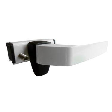 Imagem de Fecho Alavanca Janela Maxim Ar Alumínio Linha 25 30 Fermax FMA48 - Branco