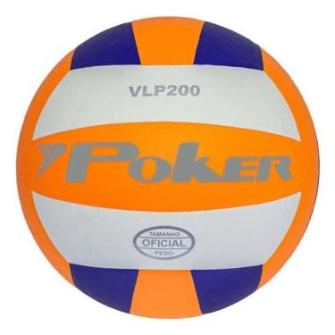 Imagem de Bola de Vôlei Poker Semi Profissional VLP 200 Laranja