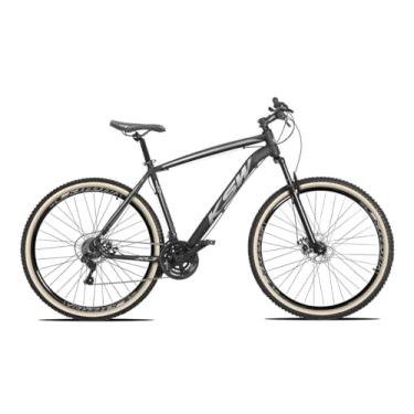 Imagem de Bicicleta Aro 29 KSW XLT Em Aluminio 27v Freio Hidraulico Garfo de Suspensão com Trava no Guidão/Remota,15,Preto Prata