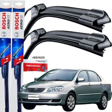 Imagem de Palheta Limpador Parabrisa Bosch Aerofit Par de Palheta Limpadora Dianteiro Original Corolla 1992 á→2002