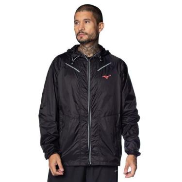 Imagem de Jaqueta Corta Vento Masculina Mizuno High Preto