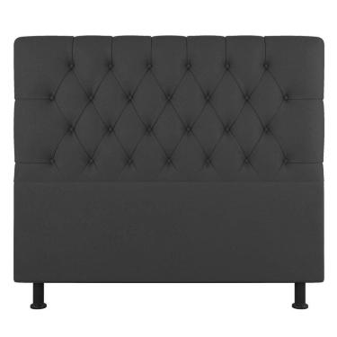 Imagem de Cabeceira Cama Box Casal King Size Nice 195cm Linho Cinza - Abmaza