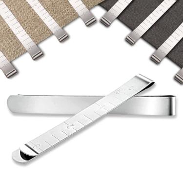 Imagem de Conjunto de 20 clipes de costura, clipes de bainha de aço inoxidável, régua de medição de 7,6 cm, material de acolchoamento, marcador de bainha, suprimentos de costura e acessórios