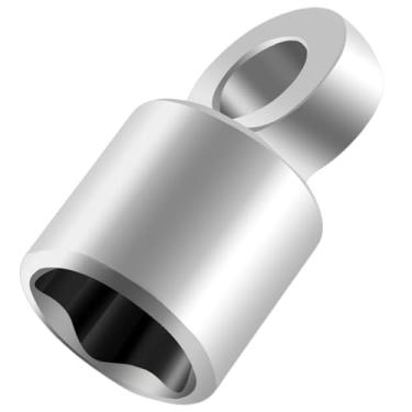 Imagem de KPALAG Puxador de roda sobressalente, ferramenta de soquete de pneu sobressalente de aço inoxidável compatível com Toyota Lexus Highlander Sienna Substituir #: 51942-28010