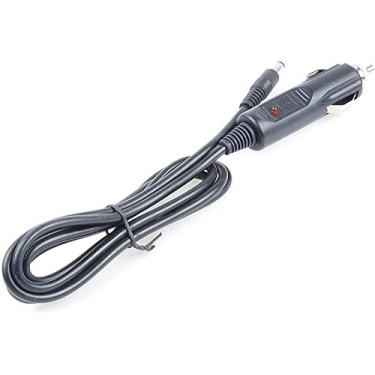 Imagem de LIVISN Carregador de carro 12V 24V 10A 1,5M 4FT DC fonte de alimentação automática cabo isqueiro de carro para DC 5,5 mm x 2,1 mm plugue macho cabo de isqueiro de carro com fusível de 10A