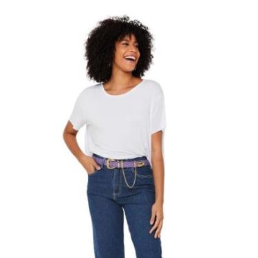 Imagem de Blusa Feminina Ampla Detalhe Fendas nas Costas Blusinha Semi Aberta Verão Calor Fresquinha VL0524-Feminino