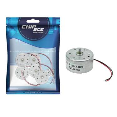 Imagem de 5x Motor Para Dvd E Videogame Robótica 3v Dc Eixo 5mm  - CHIPSCE, 075-
