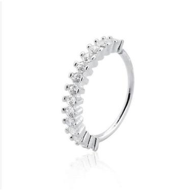 Imagem de Piercing Conch Argola Cravejado Zircônias em Prata 925 - FOR GIFT STOR