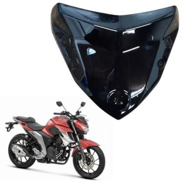 Imagem de Carenagem Superior Farol Fazer 250 Fz25 2018 2019 2020 2021 preto brlh