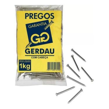 Imagem de Prego C/ Cabeça 18 X 30 MM - 1 Kg - Gerdau Aços Longos - GERDAU AÇOS L