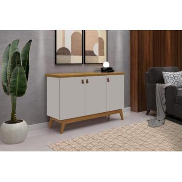 Imagem de Buffet / Bancada / Balcão / Aparador ABS Estilo Retrô Com Pés em Madei