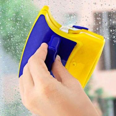 Imagem de Rodo Limpa Vidros Magnético Dupla Face Super Imã Mini Top - Correia Ec