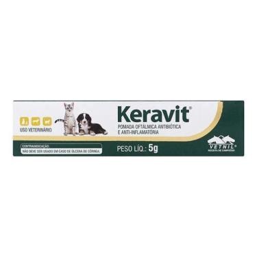 Imagem de Keravit 5g Pomada - Vetnil - Cão e Gato