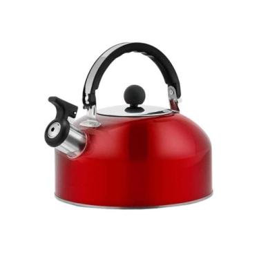 Imagem de Chaleiras Em Inox Diversas Cores Com Apito 2L 21CM x 18CM - Ecos House