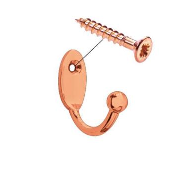 Imagem de Cabide De Parede Gancho Para Pendurar Pequeno Metal Simples - Criativa