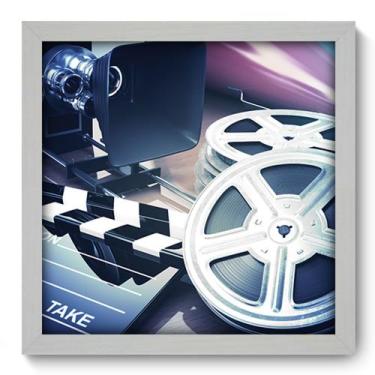 Imagem de Quadro Decorativo - Cinema - 33cm x 33cm - 041qdhb - Allodi