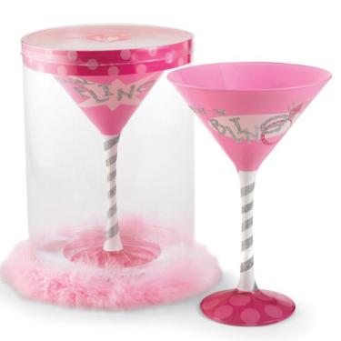 Imagem de Mud Pie Martini de vidro pintado à mão para despedida de solteira