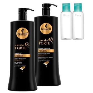 Imagem de Kit haskell cavalo forte duo sh cond 1 lt tratamento salão