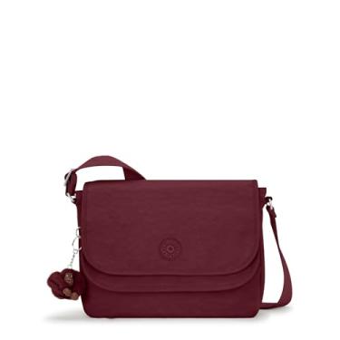 Imagem de Kipling Bolsa tiracolo feminina Brooklyn, Merlot, 11.13''L x 8''H x 3.5''D