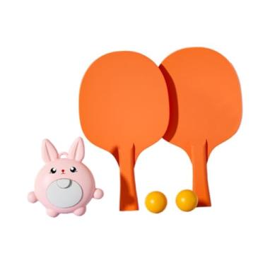Imagem de rockible Dispositivo de treinamento de tênis de mesa suspenso para crianças com regulagem de altura, Rosa