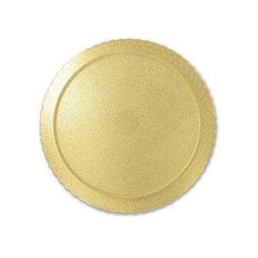 Imagem de Base para Bolo Cake Board Redondo 35 cm 1 un. Ultrafest, Golden Dream
