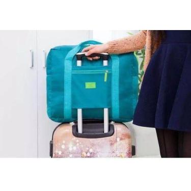 Imagem de 9 Bolsa/ Sacola Dobrável De Viagem Travel Bag Prende Na Mala - Não Inf