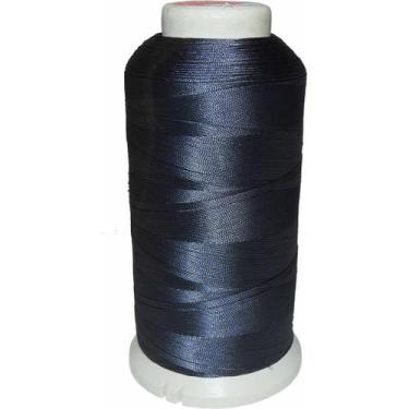 Imagem de Linha Bordar 100% Poliéster 120g Cone 4000m Cor Azul Frontão - Qian Su