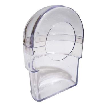 Imagem de Comedouro Meia Lua Animalplast 60ml - Cristal -12 Und.