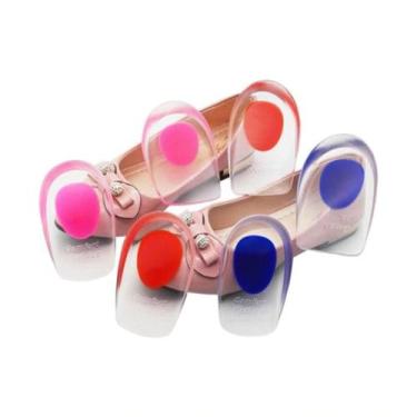 Imagem de Calcanheira ortopédica silicone gel esporão facite plantar confortável