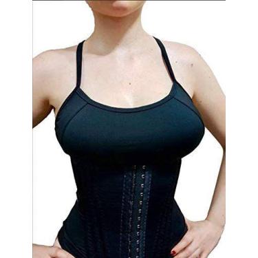 Imagem de Cinta Modeladora ESPECIAL REFORÇADA 12 Barbatanas 2 Ajustes Preto - BC